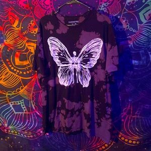 Woman's Skeleton Butterfly T-Shirt